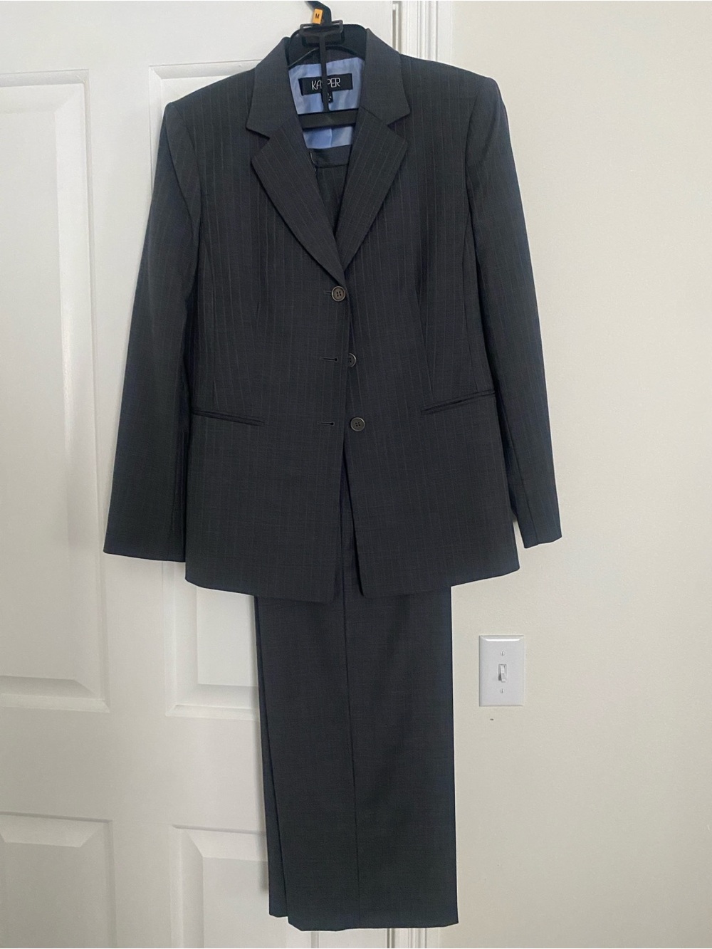 Kasper Gray Pinstripe Women's suit